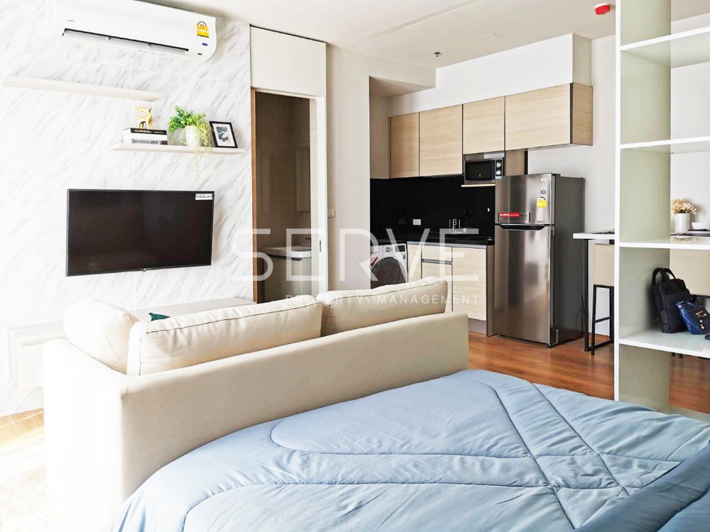 For RentCondoSukhumvit, Asoke, Thonglor : 🔥18K🔥 - Modern Style Studio Super 32.99 sq.m. High Fl. 30+ Good Location Shuttle bus to BTS Phrom Phong at Park 24 or Park Origin Phrom Phong Condo / Condo For Rent