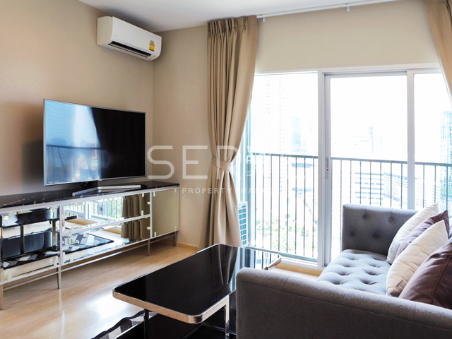 For SaleCondoRatchadapisek, Huaikwang, Suttisan : Luxury Style 2 Bed Corner Unit Good View MRT Thailand Cultural Centre 80 m. at Noble Revolve Ratchada 2 Condo/ Condo For Sale