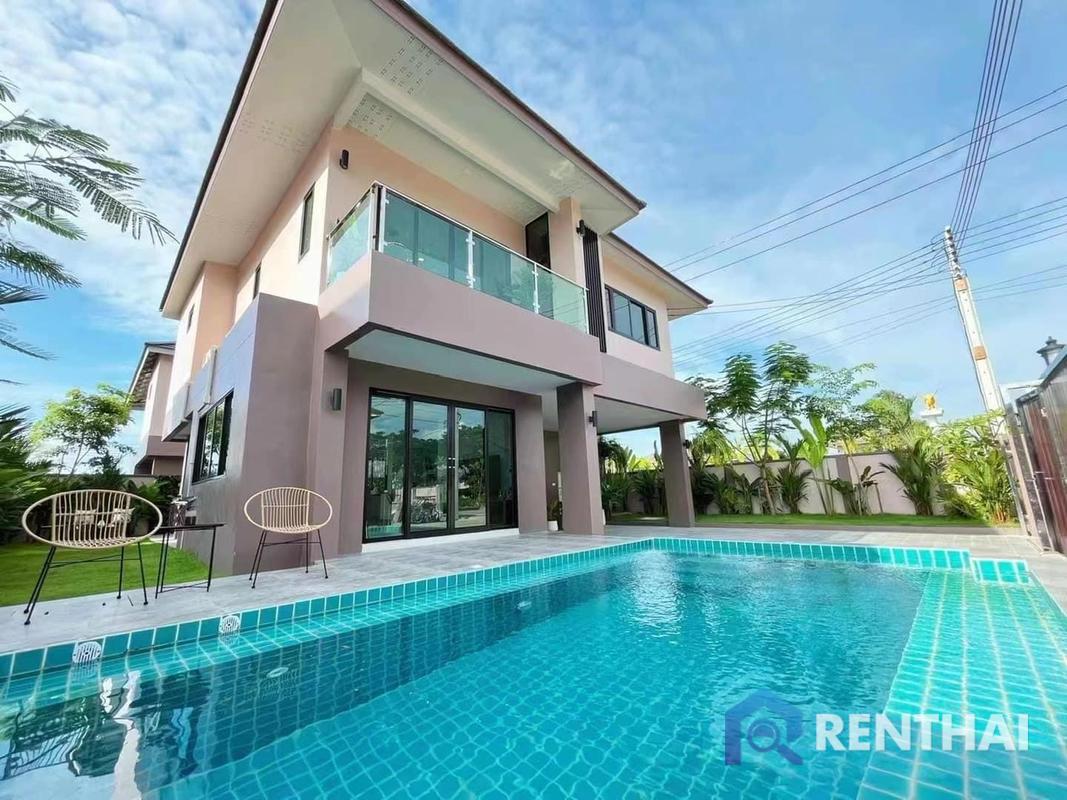 For SaleHousePattaya, Bangsaen, Chonburi : For sale house 3 bedrooms at The Lake Huay Yai