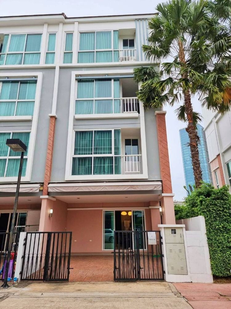 ให้เช่าทาวน์เฮ้าส์/ทาวน์โฮมพระราม 3 สาธุประดิษฐ์ : For rent Townhome COTE MAISON Rama3 โคเต้ เมซอง พระราม 3 ห้องมุม พร้อมอยู่