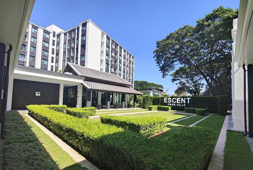 For RentCondoChiang Mai : Escent Park Ville Condo for rent near Central Festival Chiang Mai