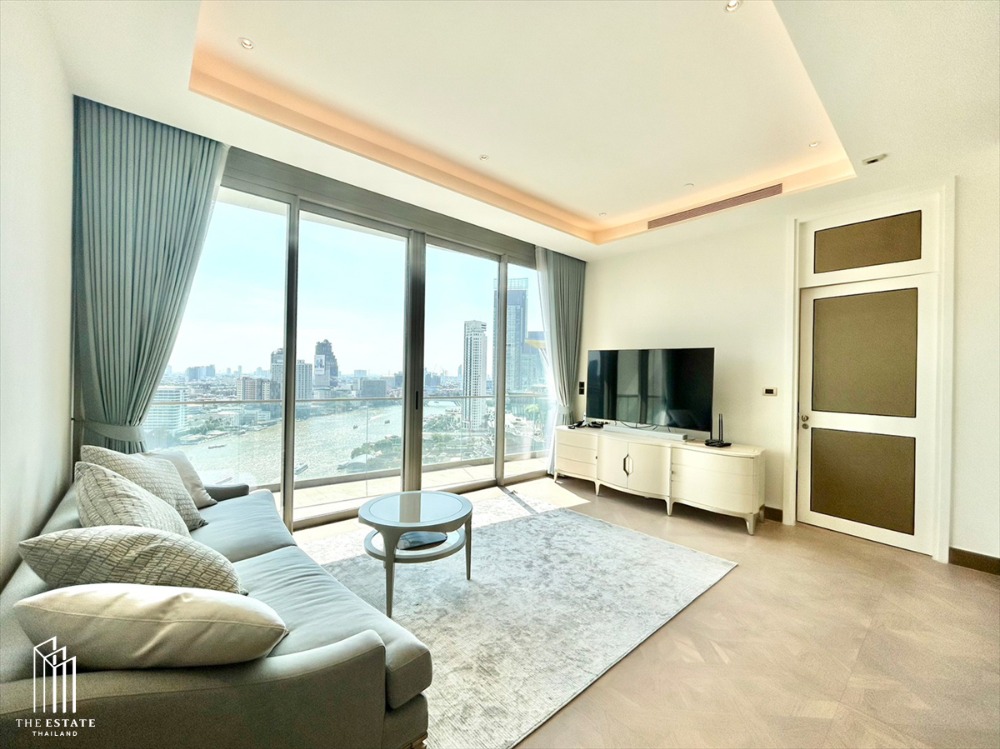 For SaleCondoWongwianyai, Charoennakor : Condo for SALE *The Residences At Mandarin Oriental Bangkok, high floor, good direction, river view, rare position @80.24 MB