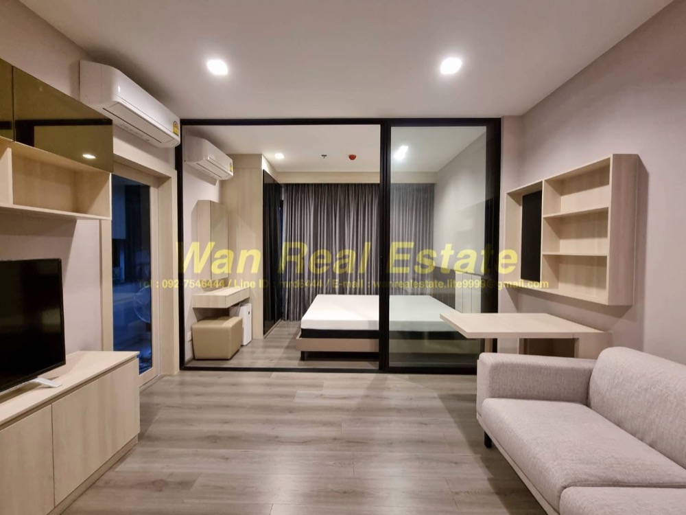 For RentCondoRattanathibet, Sanambinna : Condo for rent, the politan rive, 29th floor, size 30 sq m, decorated with beautiful bill-in, river view, ready to move in, economical price