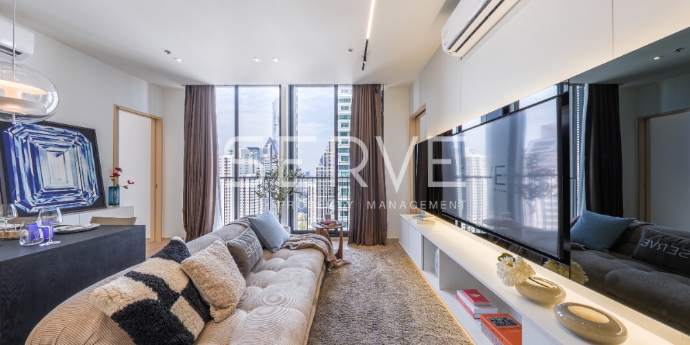 For RentCondoSukhumvit, Asoke, Thonglor : Nice Decorate Combine 2 Beds High Fl. 20+ Newest High Rise Luxury Condo BTS Phrom Phong 450 m. at Noble STATE 39 Condo / For Rent