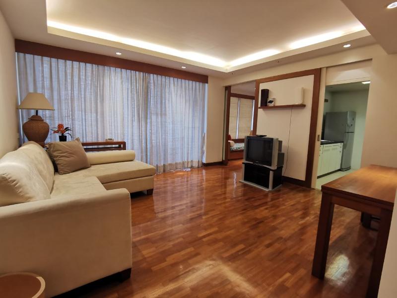 For RentCondoWitthayu, Chidlom, Langsuan, Ploenchit : For Rent Langsuan Ville 2 Bedroom 1 Bathroom 85 sqm