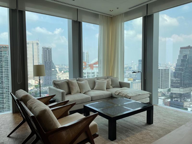 For RentCondoSathorn, Narathiwat : For Rent The Ritz - Carlton Residences at MahaNakhon 3 Bedroom 3 Bathroom 145 sqm