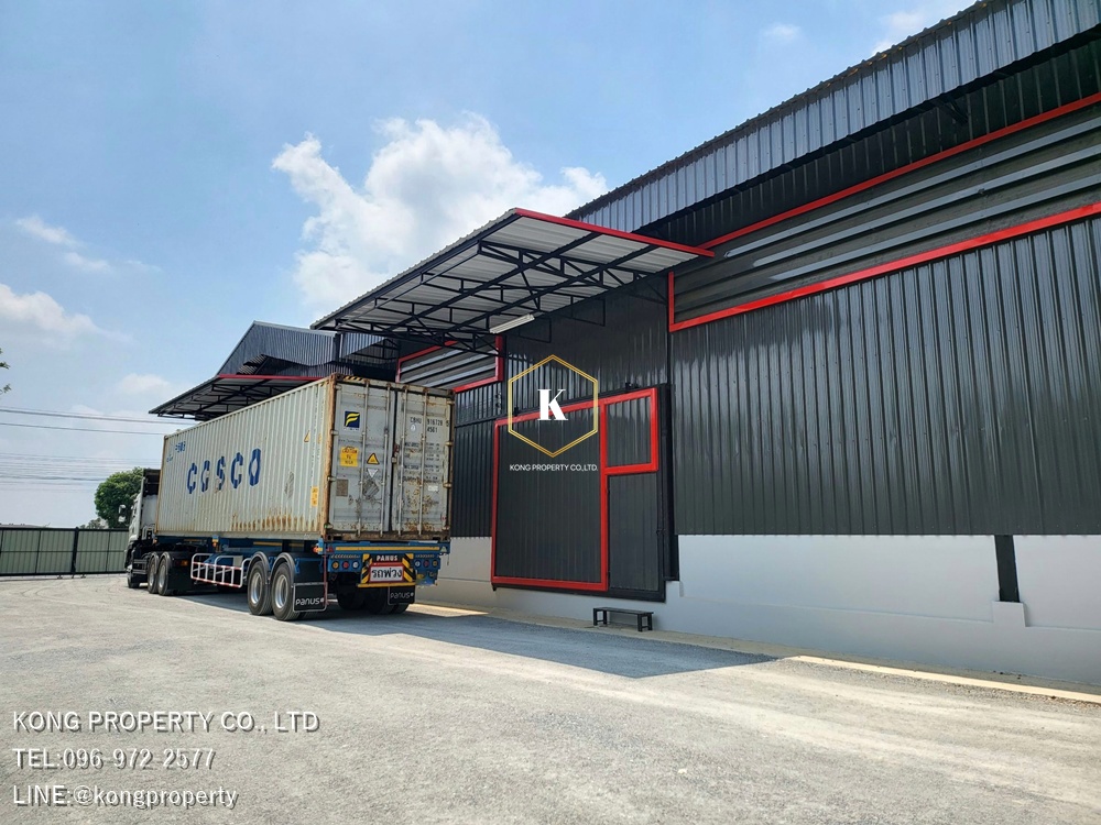 For RentWarehouseNakhon Pathom : Warehouse for rent, Phutthamonthon Sai 4, Krathum Lom, Sampran, Nakhon Pathom, area 340-680 sq m.