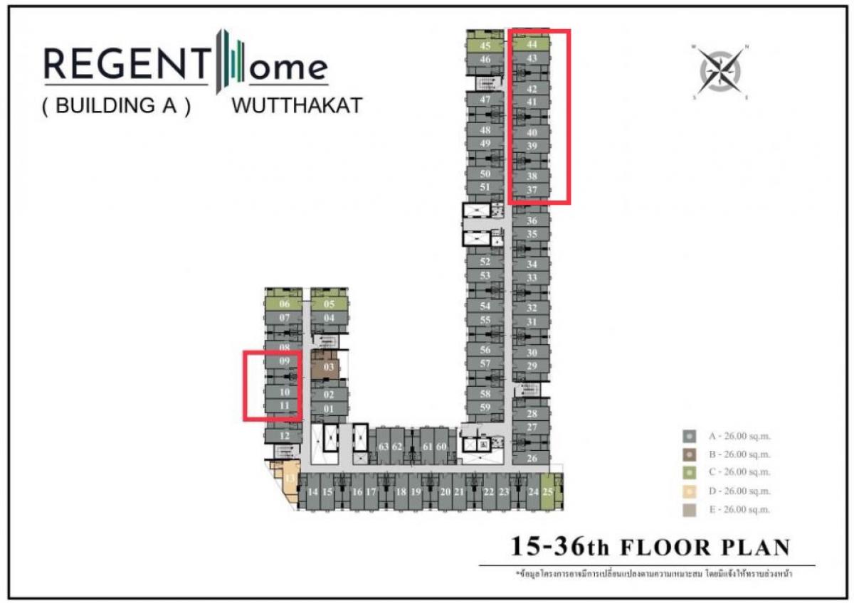 Sale DownCondoThaphra, Talat Phlu, Wutthakat : 🎁Sell preemption for selection room(foreigner quota), beautiful position @ Regent Home Wutthakat, building 🅰️ high floor, condo has 37 floors, clear view, balcony, south, north, east, eyes from the corner of the bedroom is a beautiful clear view 🎈near BTS