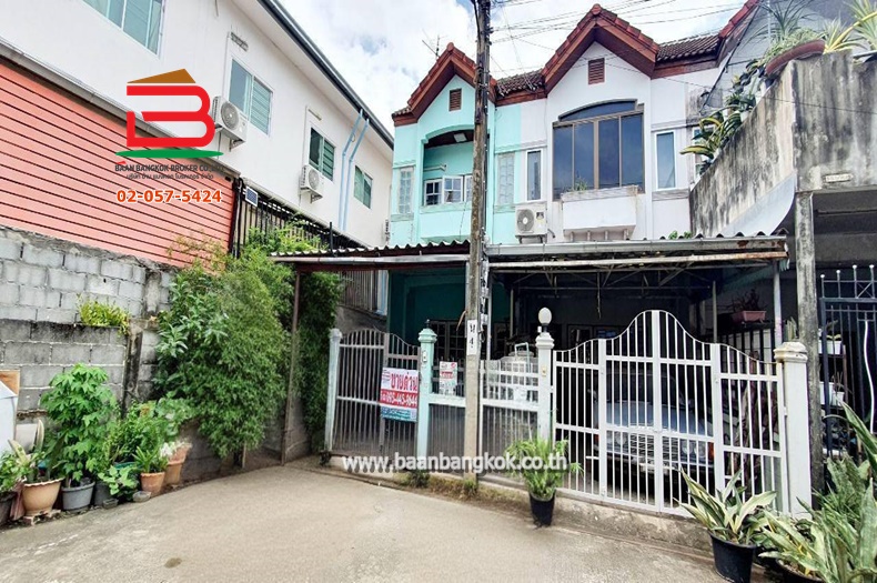 For SaleTownhomeVipawadee, Don Mueang, Lak Si : Townhouse, Sasikan Village, 1, Rim area 19 sq.w., Vibhavadi Road, Don Mueang District