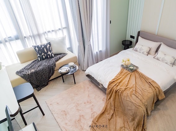 For RentCondoWongwianyai, Charoennakor : Condo for rent CHAPTER Charoennakorn-Riverside New condo along the Chao Phraya River, only 5 minutes to ICONSIAM and BTS Krungthonburi!!