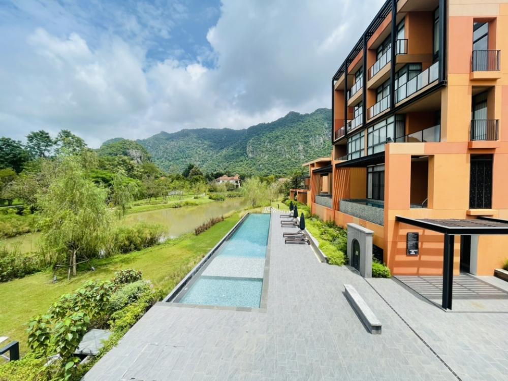 For SaleCondoPak Chong KhaoYai : Condo for sales, at Khao Yai, duplex room, 4th-5th floor,  view pool  ,garden&mountain 134 sqm., 2 bedrooms, 3 bathrooms