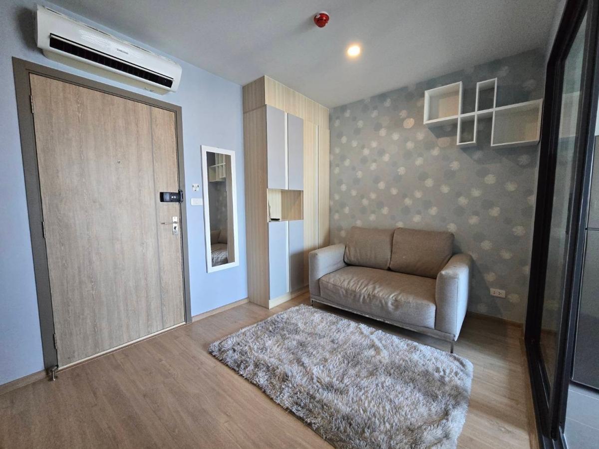 For RentCondoBangna, Bearing, Lasalle : Owner Post for rent Ideo O2 1bedroom, Building B, high floor, north side, closed kitchen, 15,000 per month, fully furnished, ready to move in.