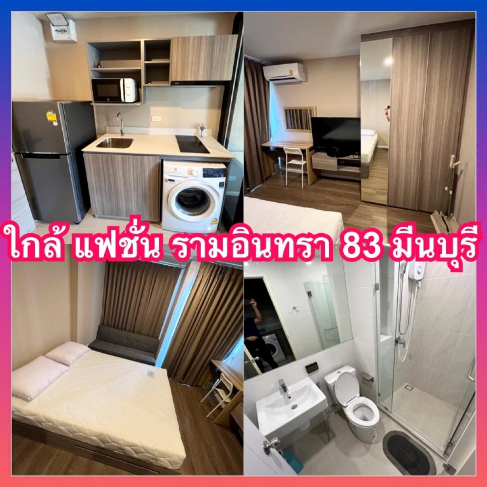 For RentCondoNawamin, Ramindra : The origin Ramintra 83 station The Origin Ramintra 83 Station Condo for rent near Fashion Island, Ramintra, Synphaet Hospital, Minburi