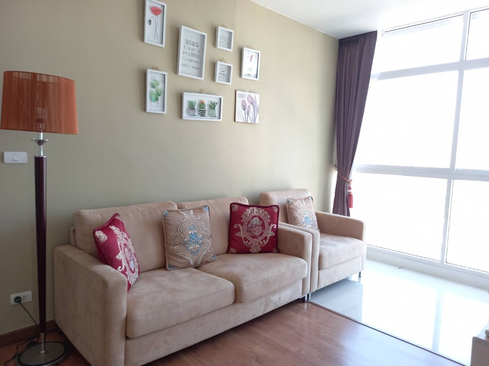 ขายคอนโดบางนา แบริ่ง ลาซาล : Condo for Sale at The Coast bangna  - CORNER room 59 sqm  - 2 bed /2 bath - 25th floor - Fully furnished and ready to move in