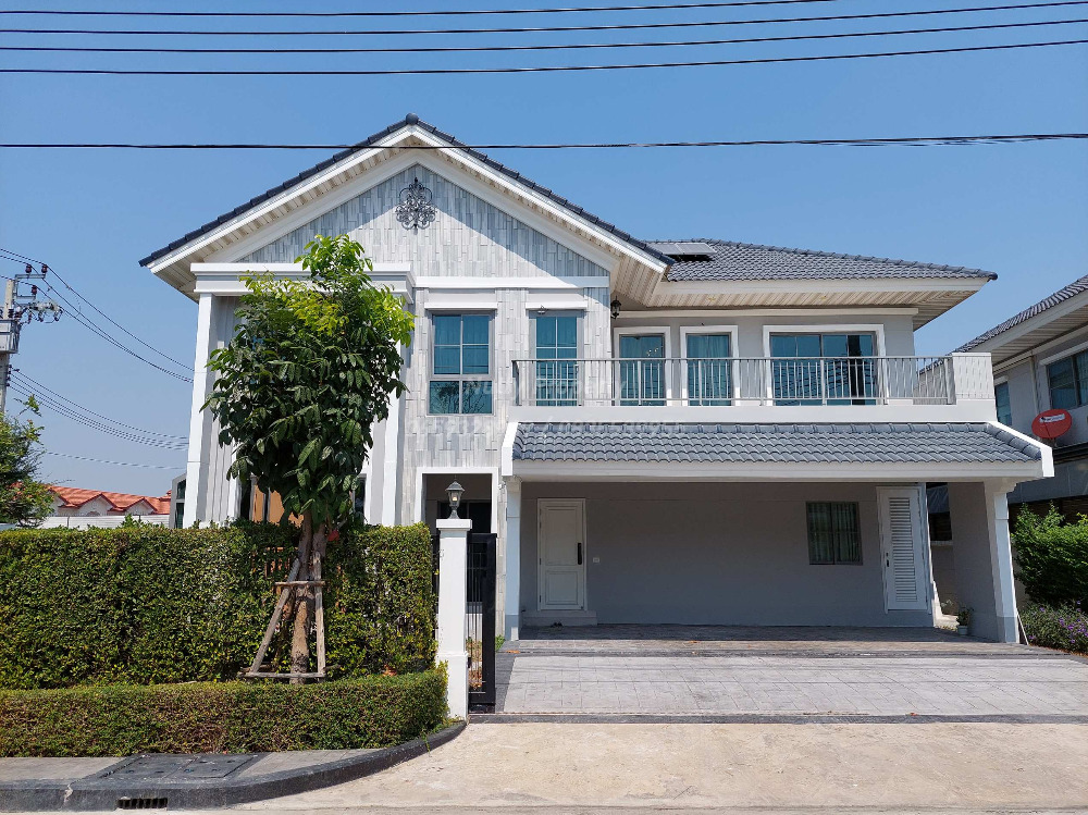 ขายบ้านสมุทรปราการ สำโรง : Perfect Residence-สุขุมวิท 77 ตกแต่งหรูหรา มีระดับ เนื้อที่ 76.8 ตรว. บรรยากาศเงียบสงบ ใกล้ทางด่วน