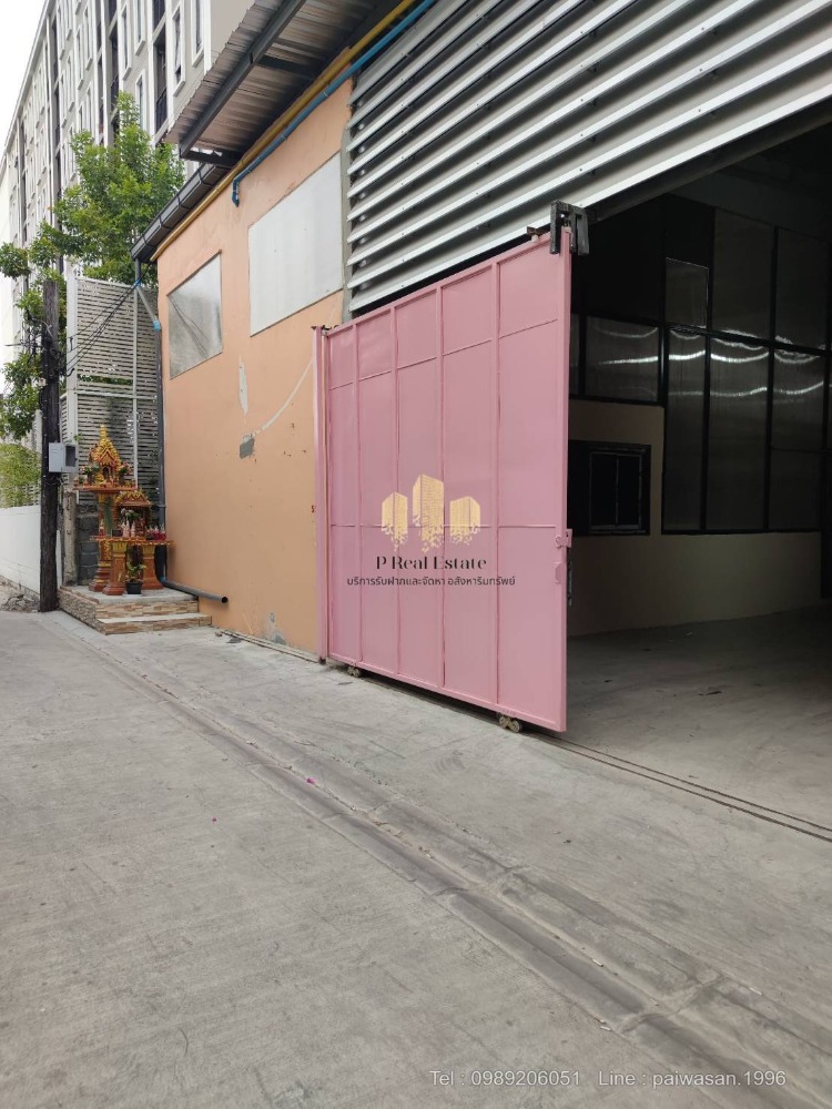 For RentWarehouseRama9, Petchburi, RCA : Warehouse/office for rent Huai Khwang, Rama 9, Din Daeng, Bangkok, area 500 sq m.