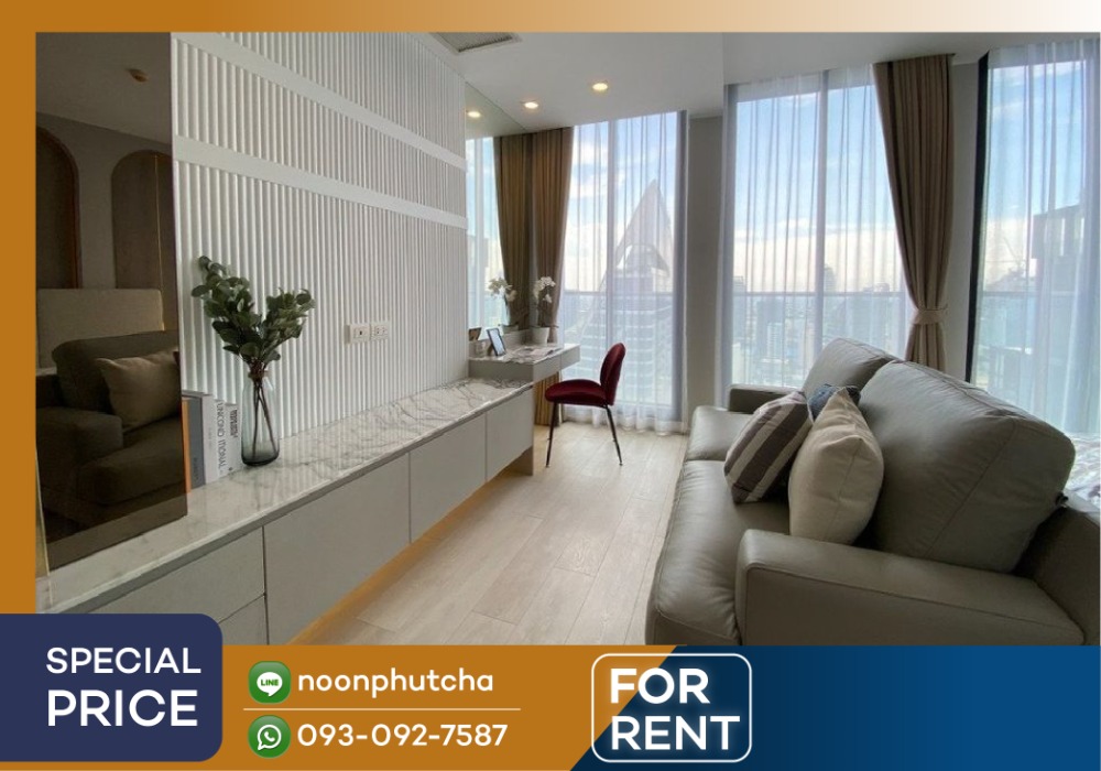 For RentCondoWitthayu, Chidlom, Langsuan, Ploenchit : For Rent Noble Ploenchit Noble Ploenchit 🚋 Next to BTS Ploenchit / Room size 46 sq. m., high floor, beautiful decorated room