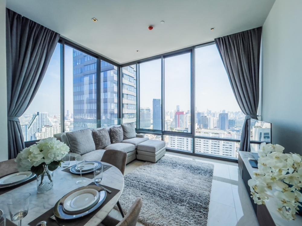 ให้เช่าคอนโดสีลม ศาลาแดง บางรัก : ให้เช่า Ashton Silom | 2 bed 80K | ห้องสวย พร้อมเข้าอยู่