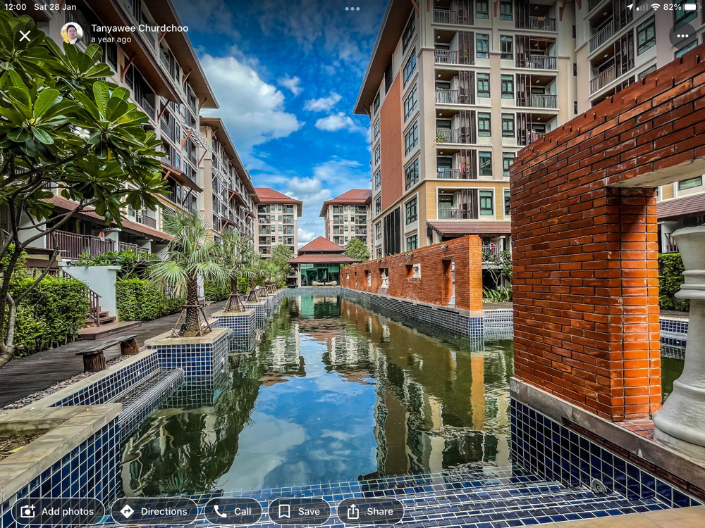 For SaleCondoKaset Nawamin,Ladplakao : Condo for sale on Kaset Nawamin Road. Near Water Side restaurant