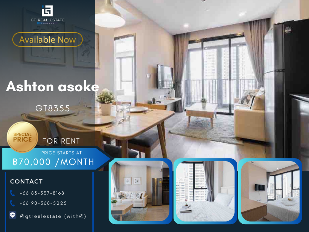 For RentCondoSukhumvit, Asoke, Thonglor : Condo for rent Ashton Asoke