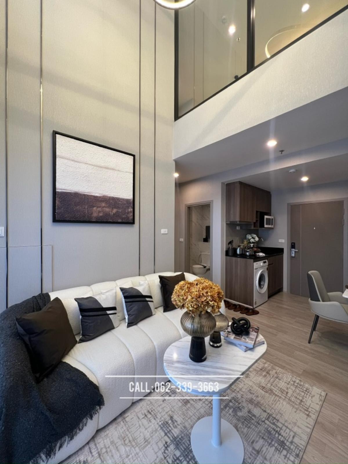 For SaleCondoBangna, Bearing, Lasalle : 🔰 Buy directly with the project, 2 bedrooms, 54 sq m., high floor, clear view, Ideo Mobi Sukhumvit Eastpoint, near BTS Bangna.