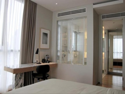 For RentCondoSukhumvit, Asoke, Thonglor : Aequa, 59sqm Onsen, High Class One Bedroom Condo to let at Aequa Sukhumvit 49