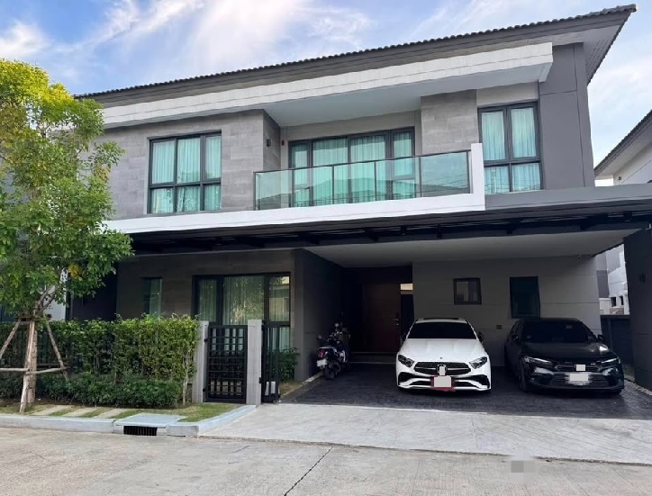 For RentHouseYothinpattana,CDC : For Rent, 2-storey detached house for rent, The City project, The City Watcharapol (new project) / project next to the expressway / very beautiful house / fully furnished / ready to live