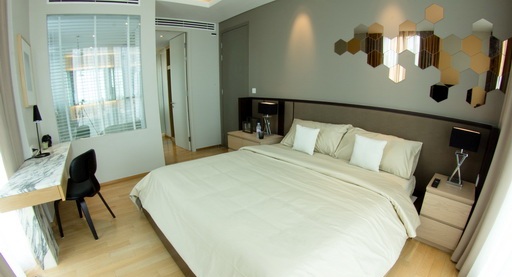 For RentCondoSukhumvit, Asoke, Thonglor : Aequa, 60sqm Brand New, High end One Bedroom Apartment for rent at Aequa