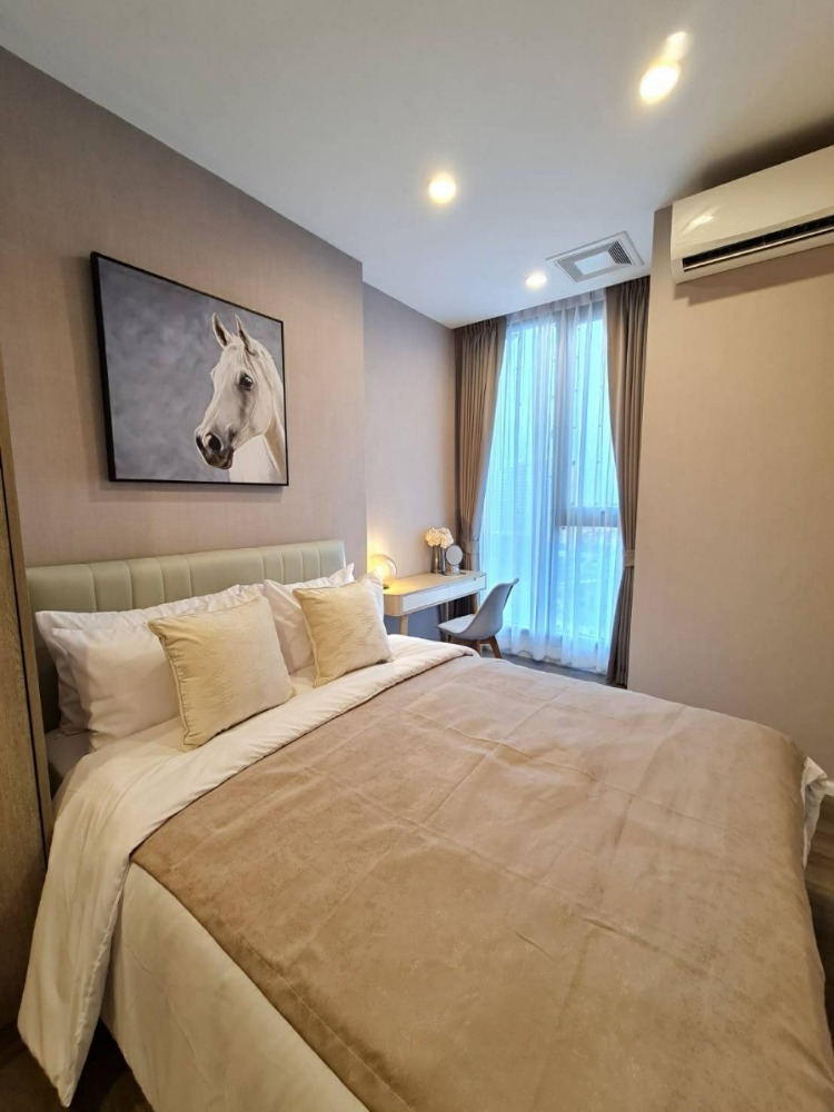 For RentCondoOnnut, Udomsuk : For rent Whizdom Essence Sukumvit 101, room size 33.84 sq m, 11th floor TV 65' ready