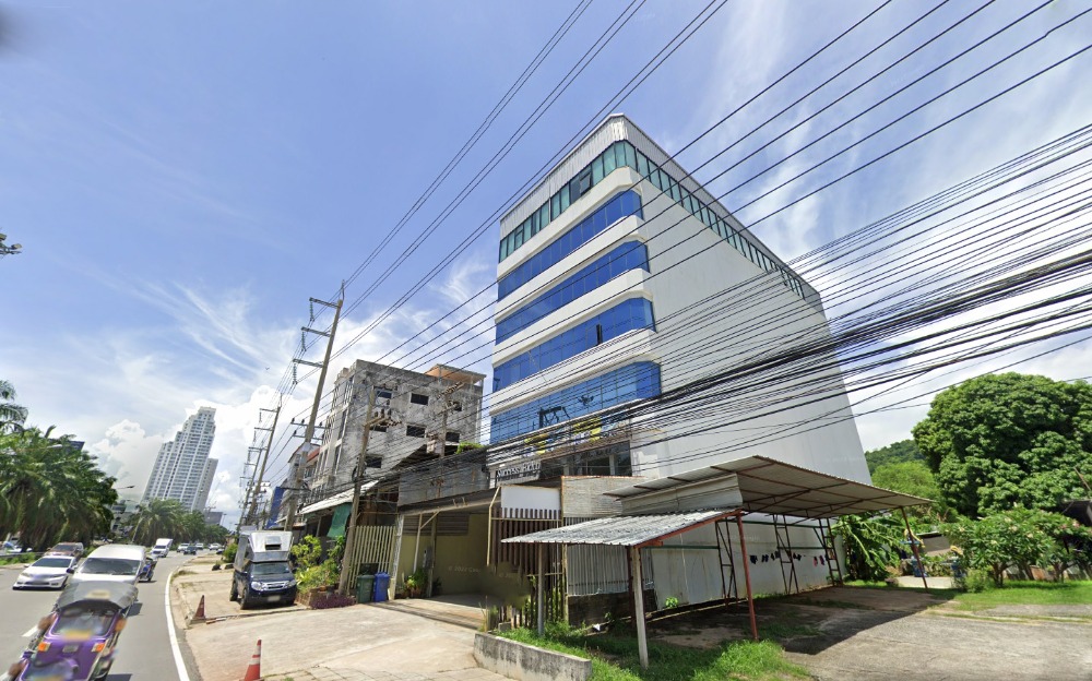 For SaleOfficeSriracha Laem Chabang Ban Bueng : Office building for sale, 7-storey building, Sriracha, Chonburi Fully furnished office furniture near Robinson Sriracha