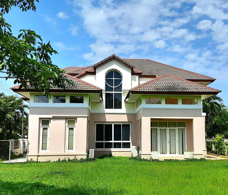 For SaleHouseMahachai Samut Sakhon : Sarin City, Chaliangchan, Samut Sakhon, 2-storey detached house, 150 square meters.