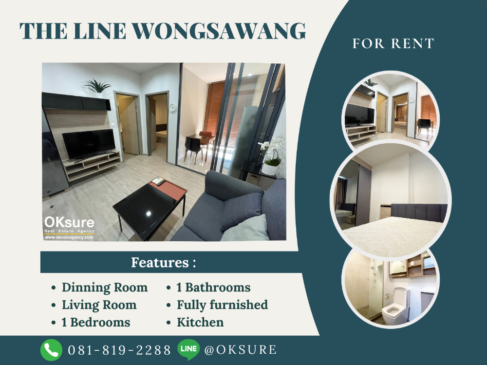 For RentCondoBang Sue, Wong Sawang, Tao Pun : Condo for rent the line wongsawang (contain video)