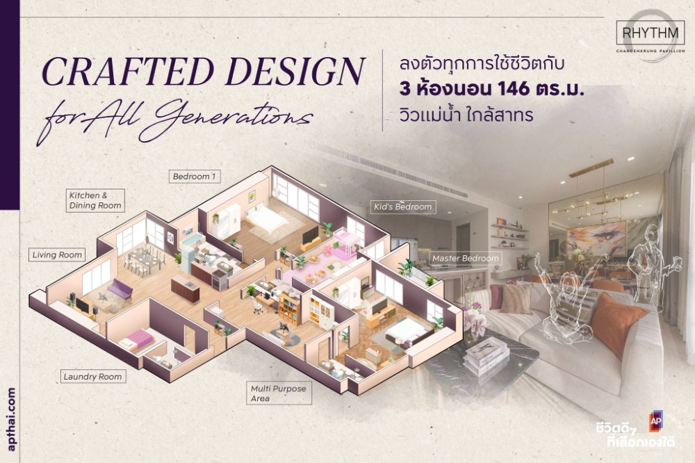 ขายคอนโดสาทร นราธิวาส : ปิดตึก🔥‼️ ลดโหด 📍 คอนโดตรงข้าม Shrewsbury International School ได้ 3 สิทธิ์จอดรถ | Rhythm Charoenkrung Pavillion | near sathorn and rama 3