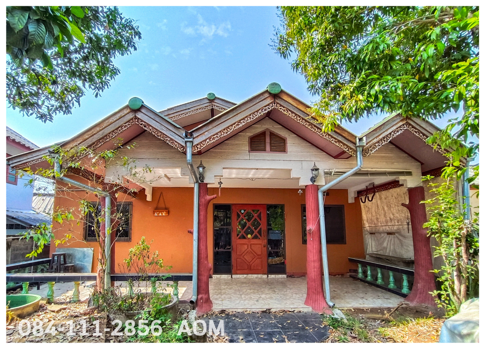 For SaleHouseChiang Rai : Urgent sale!! Single house (2 bedrooms, 1 bathroom) 51.4 sq m. Ban Mae Khao Tom Tha Sud Near Mae Kha Tom Reservoir, Mueang District, Chiang Rai Province