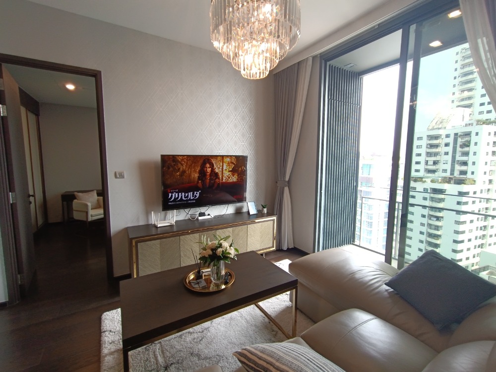 For RentCondoSukhumvit, Asoke, Thonglor : 🔥For urgent rent🔥 Condo Lavi Sukhumvit 57, 1 bedroom, size 46 sq m., 19th floor, corner room with privacy, near BTS Thonglor