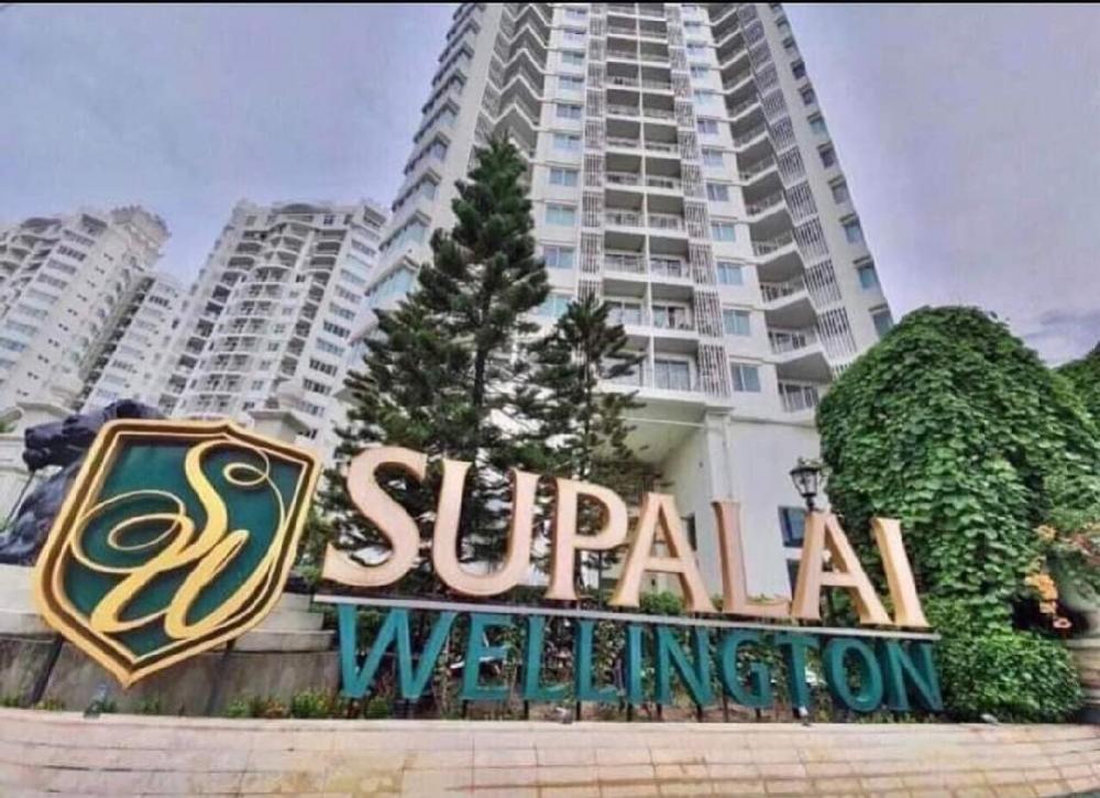 For RentCondoRama9, Petchburi, RCA : Urgent ++ # Cheapest in the building, width 48 sq m, rent 15,000 - Rent Supalai Wellington 1 Condo Supalai Wellington 1, near MRT Cultural Center, only 1.1 km. 1 room, 1 bathroom, building 1, 4th floor, size 48 sq m. M #The room is very spacious. #Clear,