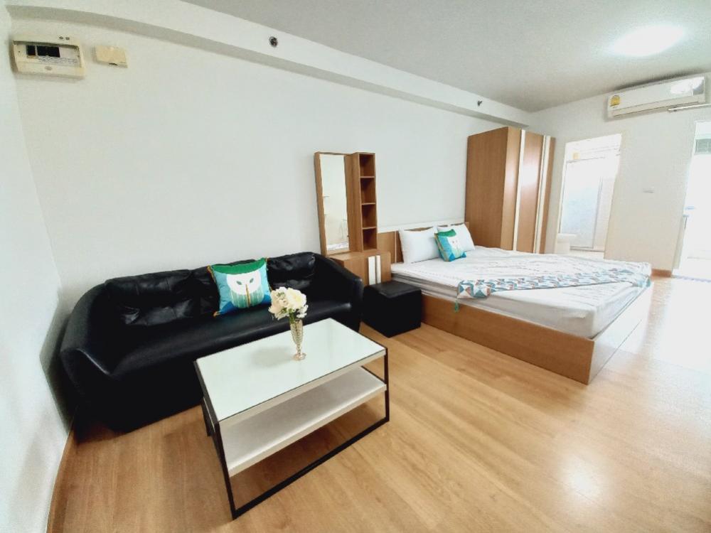 For RentCondoRama9, Petchburi, RCA : ❤ 𝐅𝐨𝐫 𝐫𝐞𝐧𝐭 ❤ Condo, Studio room, fully furnished, Supalai Park Asoke-Ratchada, 35 sq m., has washing machine ✅ near MRT Rama 9 450 m.