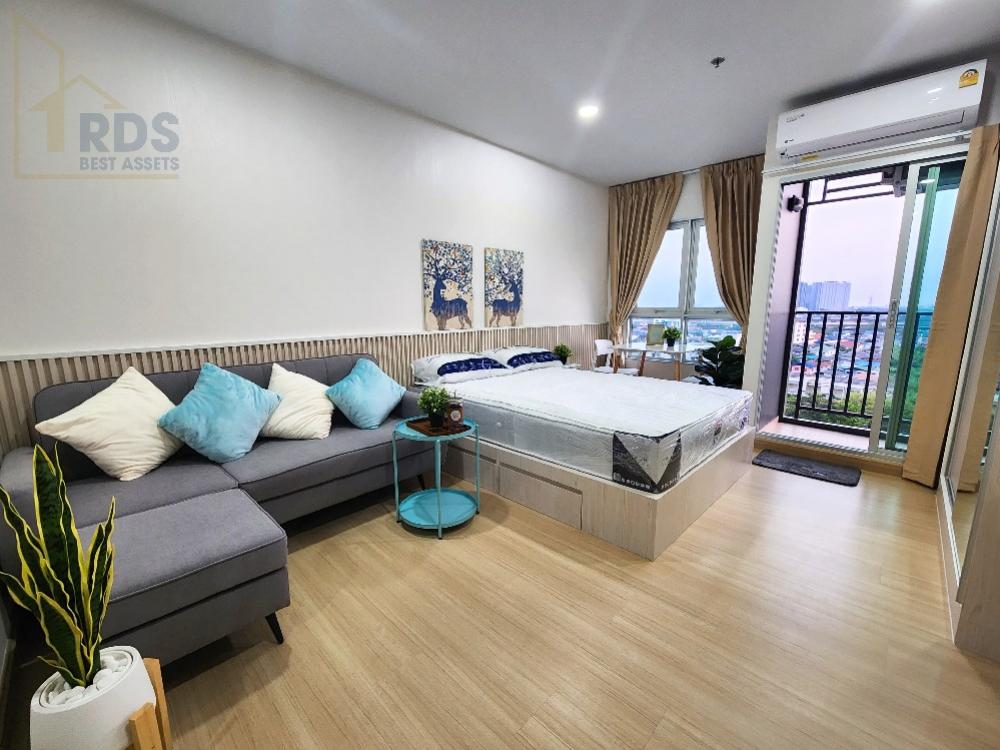 For RentCondoSamut Prakan,Samrong : Condo for rent, Supalai Veranda, Sukhumvit 117, very beautiful decoration, room ready to move in, hurry up 🔥🔥