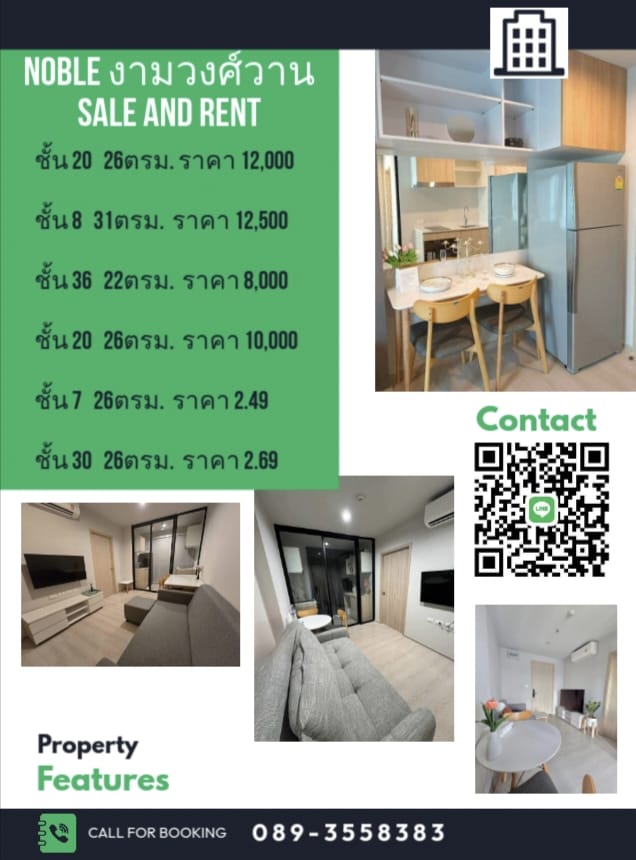 For RentCondoChaengwatana, Muangthong : 🔥🔥 For rent, a new room, unboxing Next to Ngamwongwan Road 🔥🔥