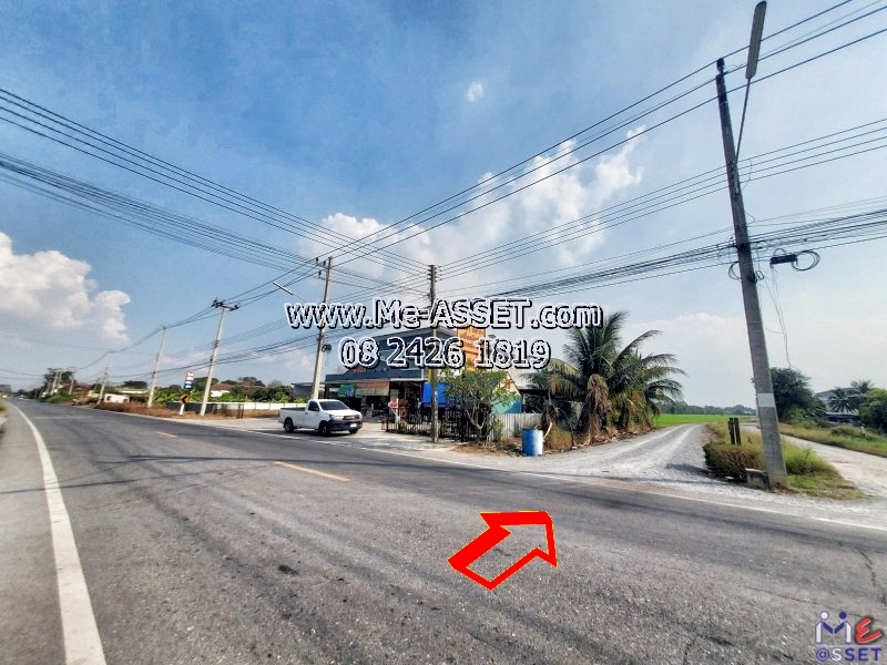 For SaleLandNakhon Pathom : Empty land for sale in Dao Thong area, Lan Tak Fa, Nakhon Chai Si, Nakhon Pathom: near Pruksa Village 4 (Lan Tak Fa): 3-3-54.2 rai: CODE NN-83892