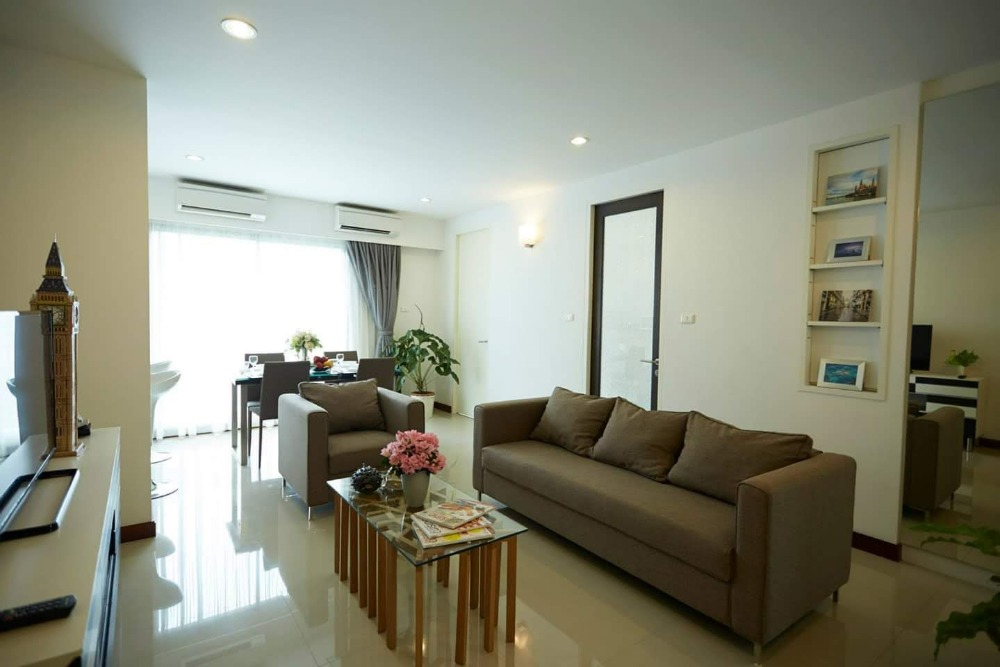 For RentCondoSukhumvit, Asoke, Thonglor : Condo for rent: Thavee Yindee Residence, 120 sqm., 3 bedrooms, 3 bathrooms, Ekkamai 12, ready to move in, rent 45,000 baht per month