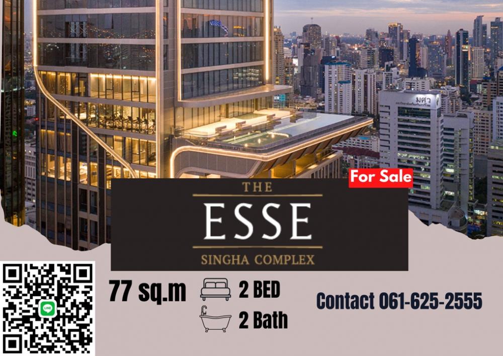 For SaleCondoRama9, Petchburi, RCA : *Best Offer* The ESSE Singha Complex | 2 Bed | 061-625-2555