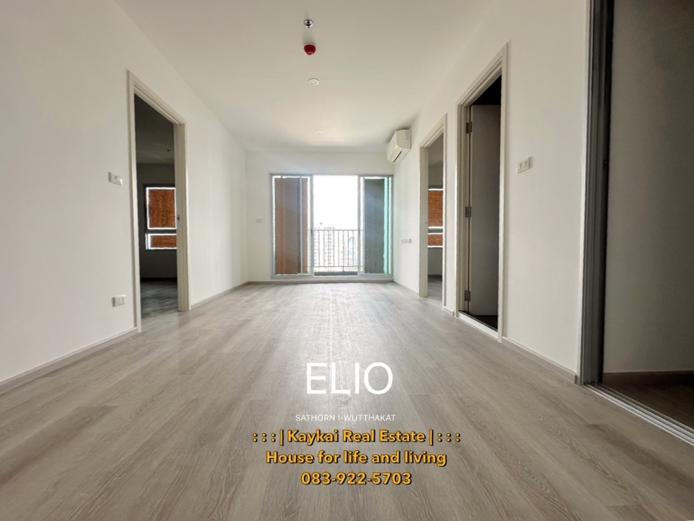 For SaleCondoThaphra, Talat Phlu, Wutthakat : 15 minutes to Sathorn! Ready to move in, Condo Elio Sathorn-Wutthakat, 1 bed, starting at 2.XX, fully furnished, free! furniture and appliances