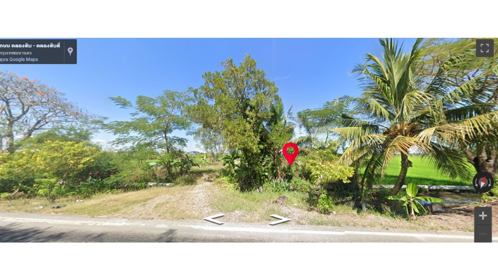 For RentLandMin Buri, Romklao : Land for rent next to the main road, 2 lanes, Khlong Sip-Klong Sip Si Road, 100 sq m. 3000 baht, rent more than 1 rai if you like.