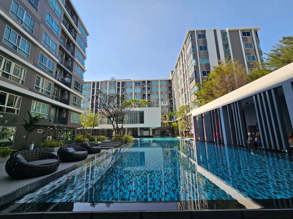 ให้เช่าคอนโด : ให้เช่าดีคอนโด สุขุมวิท 109 ห้องสวย ใกล้ BTS แบริ่ง - D Condo Sukhumvit 109