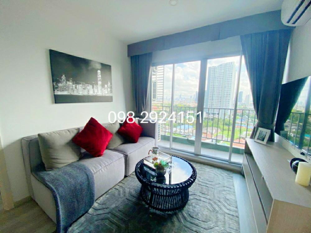 For SaleCondoThaphra, Talat Phlu, Wutthakat : First-hand room, project ✨📍2Bedroom 2Bathroom 61sqm, large room, high floor, very beautiful view 🔥 Elio Sathorn-Wutthakat Condo ready to be near the BTS.