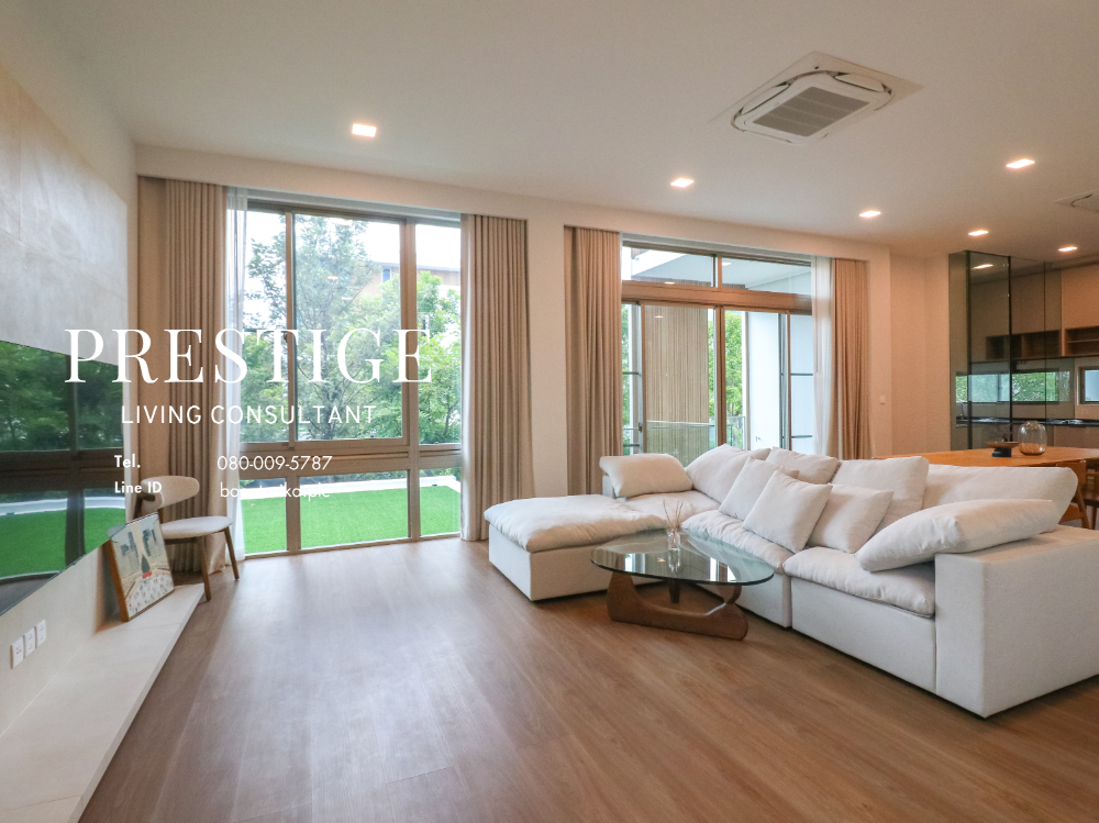 ให้เช่าบ้านพัฒนาการ ศรีนครินทร์ : 📌For RENT เช่า (หลังมุม สวนใหญ่) - Vive Rama 9 3BR, 4Bath, 1 Maid, 3 Parkings | 220K