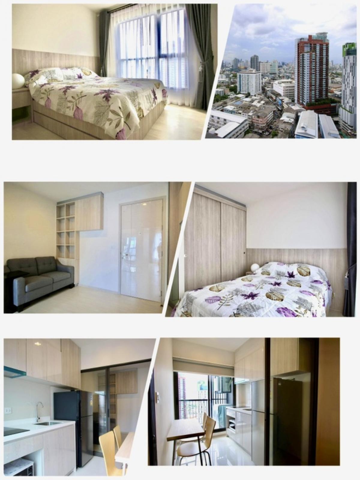 For RentCondoOnnut, Udomsuk : 🟡Available 02 September🟡🍀Life Sukhumvit 48🍀 🚇 Phra Khanong near W-District/ Summer Hiill❇️1-Bed ❇️ 23rd floor, beautiful view•30 square meters