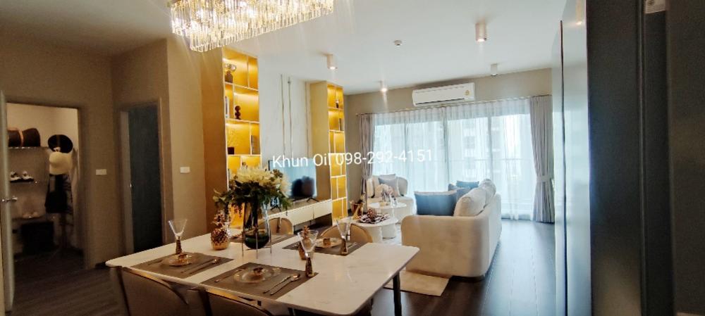 For SaleCondoRama9, Petchburi, RCA : 🎀Hot Price 🎀 Mock up room, sample room, fully furnished Ready to move in, 90sqm, high floor, beautiful view, 18.xx mb @Ideo Rama9-Asoke