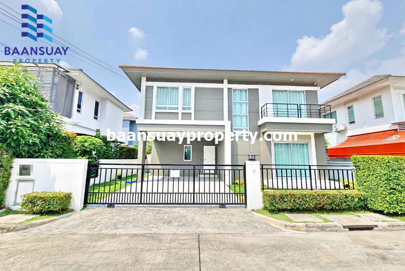 For SaleHouseRama5, Ratchapruek, Bangkruai : 2 storey single house for sale, ready to move in, Life Bangkok Boulevard Village, Ratchaphruek - Rattanathibet